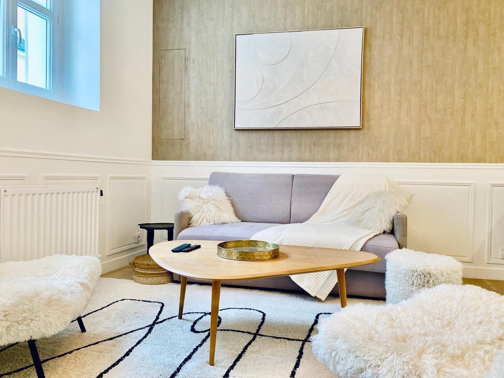 Velvet - Best Keys - Maison Duplex Elegante - Plein Centre Ville - Deco Minimaliste & Cosy - Literie Haut De Gamme - 2 Chambres Separees - Lit Queen Size & 1 Canape Convertible - Smart Tv - Wifi Fibre - Check-In Autonome Sens Eksteriør bilde